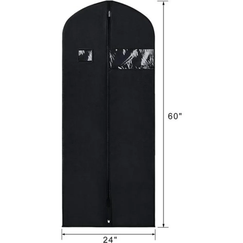 60'' Dress Bag for Gown, Set of 8 Dress Garment Bags for Gowns, Garment Bag